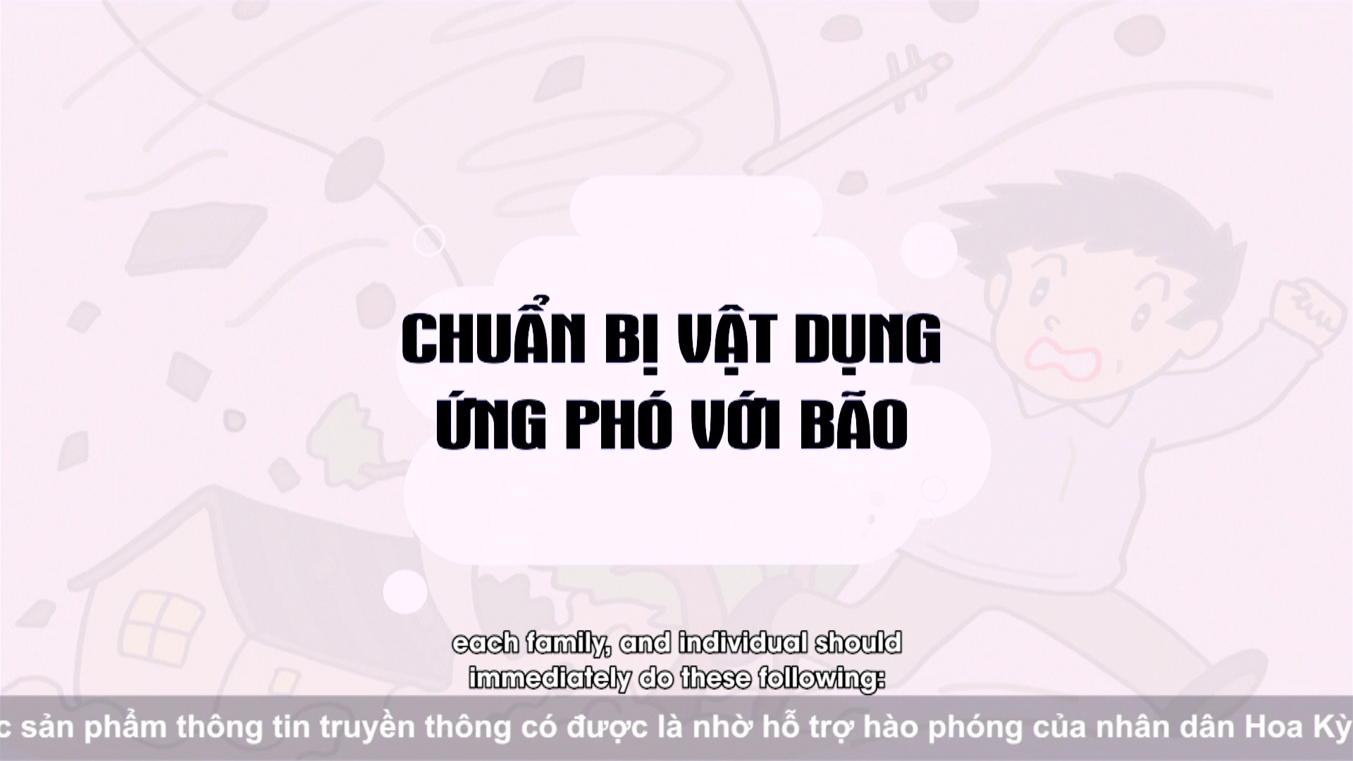 Video truyền thông - Chuẩn bị vận dụng ứng phó với bão