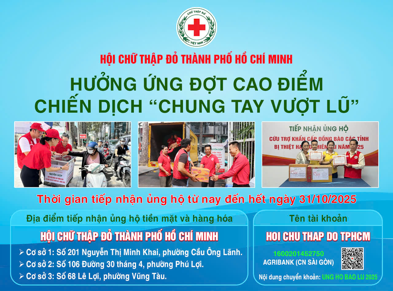 Tiếp tục hưởng ứng đợt cao điểm Chiến dịch “Chung tay vượt lũ”