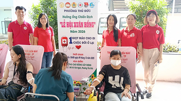 Hiến máu đầu xuân - Nhân lên hạnh phúc