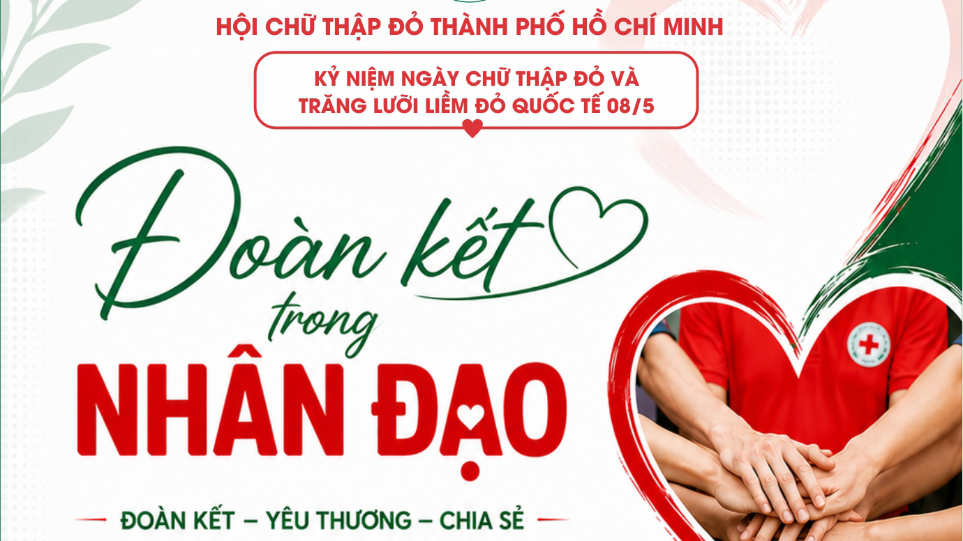 Chào mừng kỷ niệm Ngày Chữ thập đỏ và Trăng lưỡi liềm đỏ quốc tế 08/5