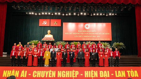 Đại hội đại biểu Hội Chữ thập đỏ Việt Nam Thành phố Hồ Chí Minh lần thứ I, nhiệm kỳ 2026 - 2031: Lan tỏa giá trị nhân ái trong giai đoạn phát triển mới