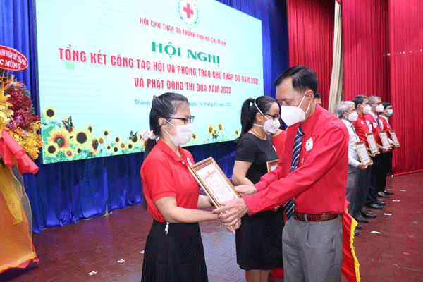 Thành phố Hồ Chí Minh - Hội nghị tổng kết công tác Hội và phong trào Chữ thập đỏ năm 2021
