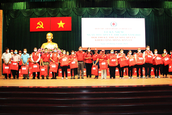 Lễ kỷ niệm Ngày Sơ cấp cứu thế giới năm 2022 tại quận Bình Tân