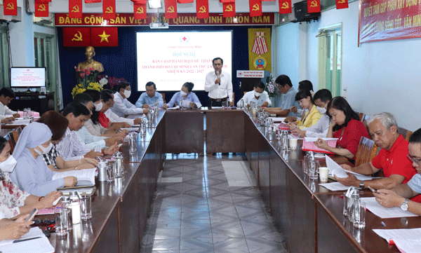 Hội Chữ thập đỏ Thành phố Hồ Chí Minh tổ chức Hội nghị Ban Chấp hành khóa VII, nhiệm kỳ 2022 - 2027 (lần thứ 2)