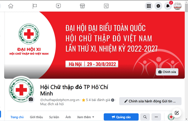 Truyền thông chào mừng Đại hội đại biểu toàn quốc Hội Chữ thập đỏ Việt Nam lần thứ XI, nhiệm kỳ 2022 - 2027 tại Thành phố Hồ Chí Minh
