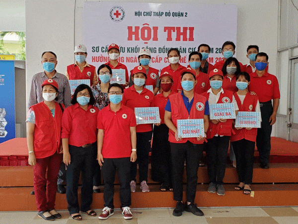Hội Chữ thập đỏ Quận 2 tổ chức hội thi Sơ cấp cứu khối cộng đồng dân cư - Hưởng ứng kỷ niệm Ngày Sơ cấp cứu thế giới năm 2020